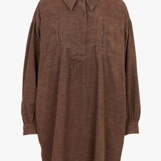 ROBE NINA MARRON HOD H25