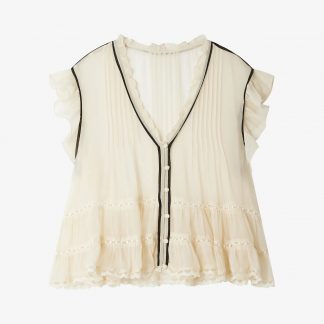 Top Mes Demoiselles Bolly Ecru