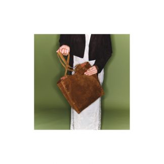 SAC JOSEPH CUIR TABAC TERRACOTA CLARIS VIROT H25