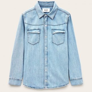 CHEMISE ADALI BLEU BA&SH E26