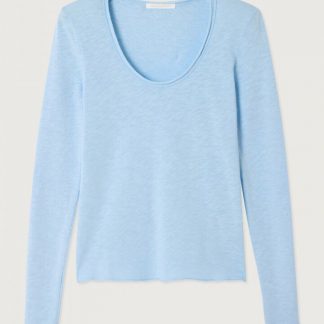 TEE SHIRT SONOMA BLEU CIEL AMERICAN VINTAGE E26