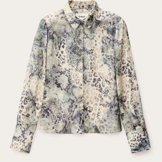 CHEMISE CORNELIA BLEU BA&SH MOS MOSH  E26