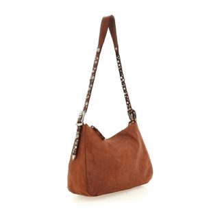 SAC GIULIANA EPAULE COGNAC CAMPOMAGGI E26