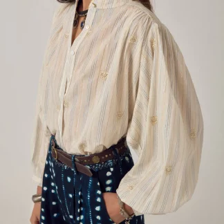 BLOUSE CAROLINE ECRU MAISON HOTEL E26