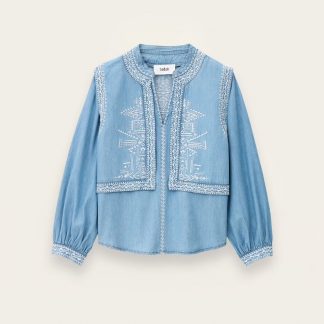 CHEMISE DENIM LAURA BLEU BA&SH E26