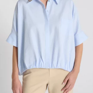 CHEMISE PENSEE BLEU CIEL HANA SAN E26