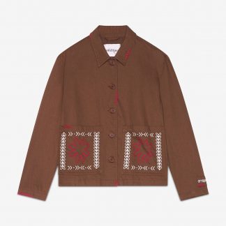 VESTE BRODEE LIN OTTOD'AME E26