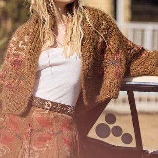 Gilet Alia Brown H26 Mes Demoiselles