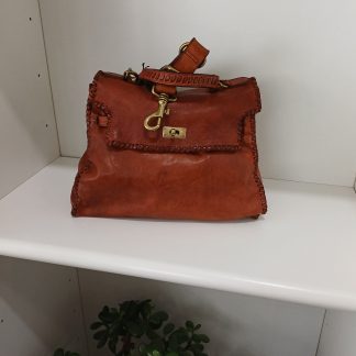 Sac cuir Ginevra Cognac H26 Campomaggi