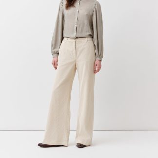 Pantalon Piedro Velour Ecru Diega H26
